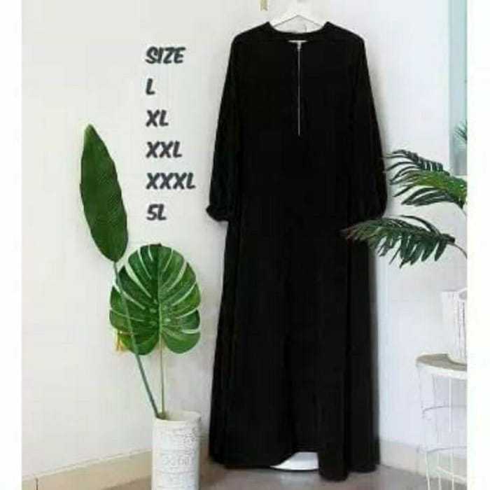 GAMIS JUMBO WANITA UP TO LD 140 Cm Baju Gamis Wanita Terbaru 2025 RAISA DRESS Gamis Ibu Hamil Busui