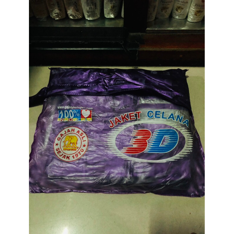 Jas Hujan Jaket Celana 3D / Mantel Jaket Celana / Elephant Brand