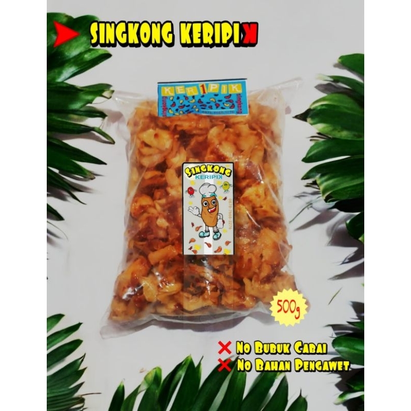 

KERIPIK SINGKONG PEDAS MANIS 500 G
