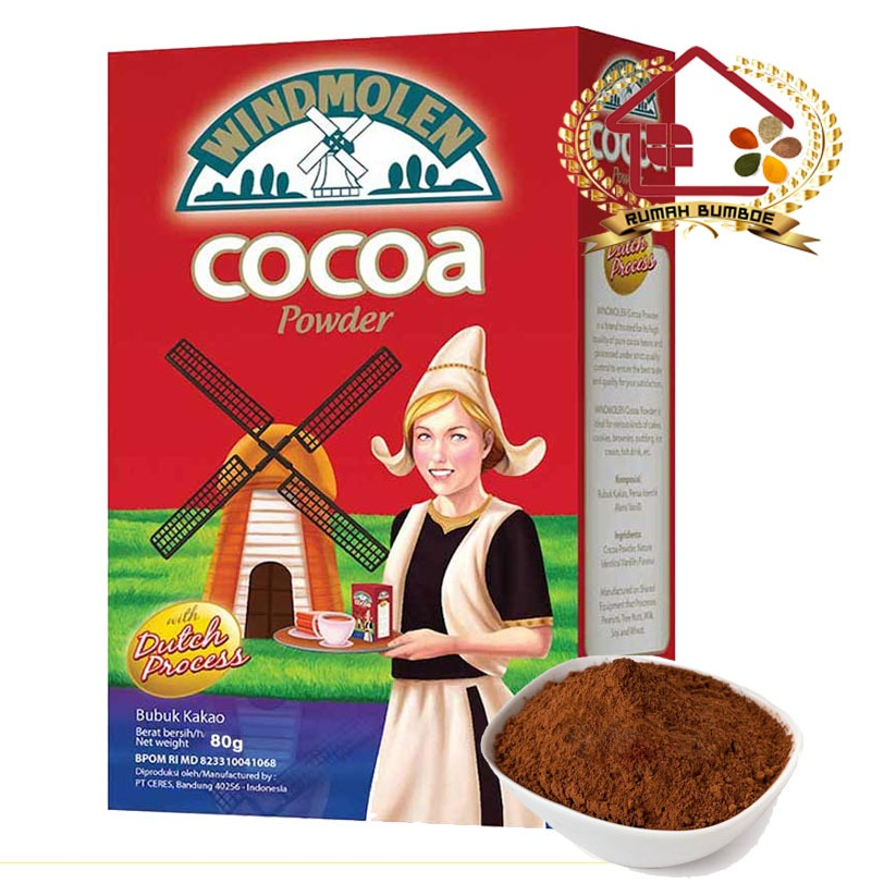 

(80 gr) WINDMOLEN Cocoa Powder Coklat Bubuk Bahan Baking Kue