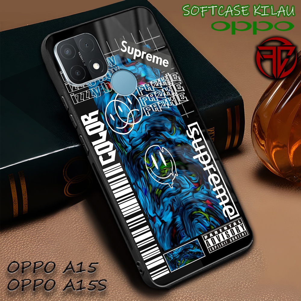 [SC54] Softcase Kilau Oppo A15 | Oppo A15s | Casing Kaca Mika | Kesing Keren Aesthetic [ Abstract Ae