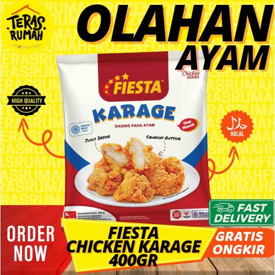 

FIESTA - CHICKEN KARAGE OLAHAN AYAM TEPUNG 400gr