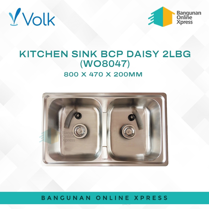 VOLK BAK CUCI PIRING/KITCHEN SINK DAISY WO8047