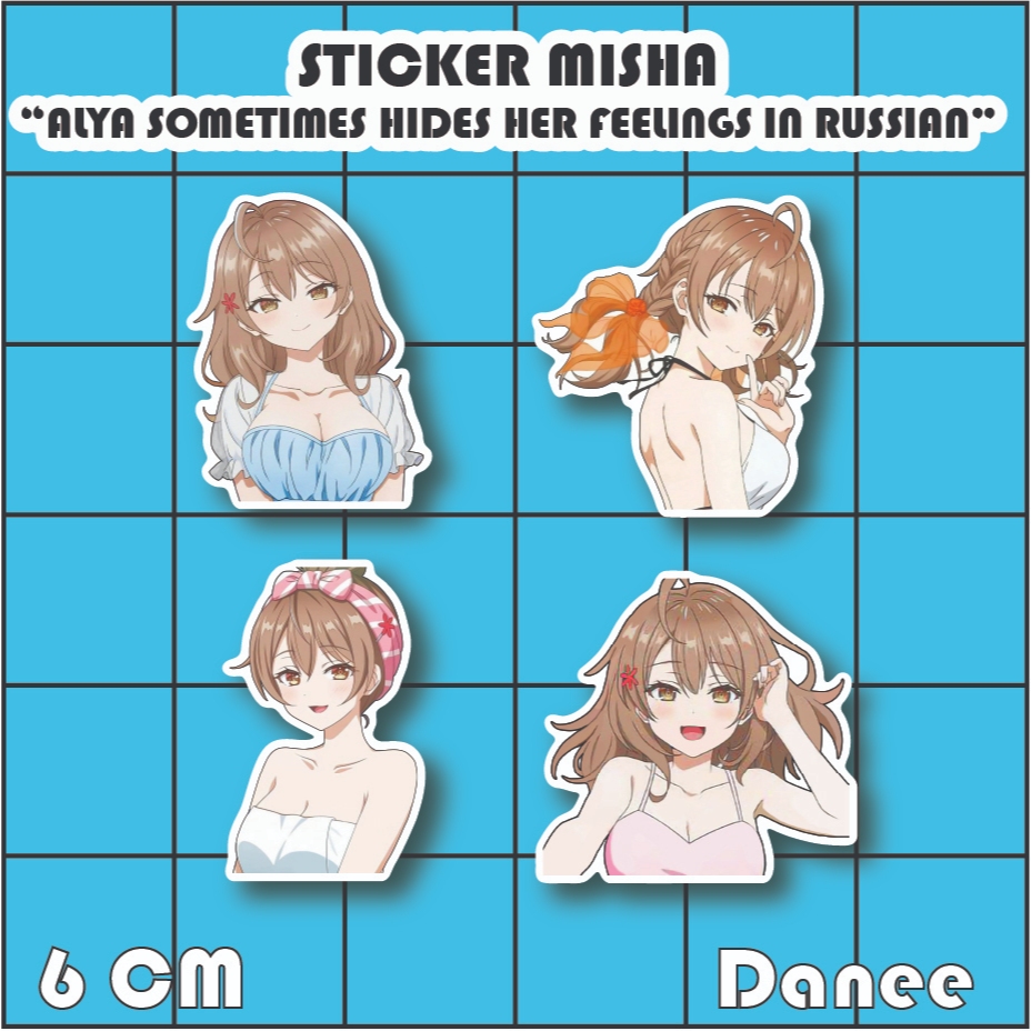 

[Stiker Anime Vinyl Anti Air] Maria Mikhailovna Kujou, Stiker Vinyl Tahan Air dan Awet, ukuran +-6cm