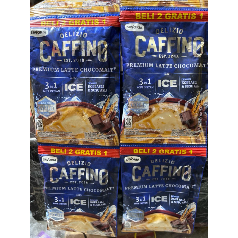 

CAFFINO 3IN1 ICE CHOCOMALT SACHET 27GR ( 1 SACHET )