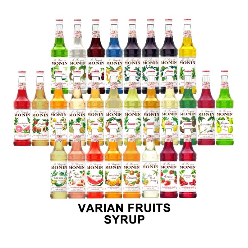 

Syrup Monin All varian 700ML