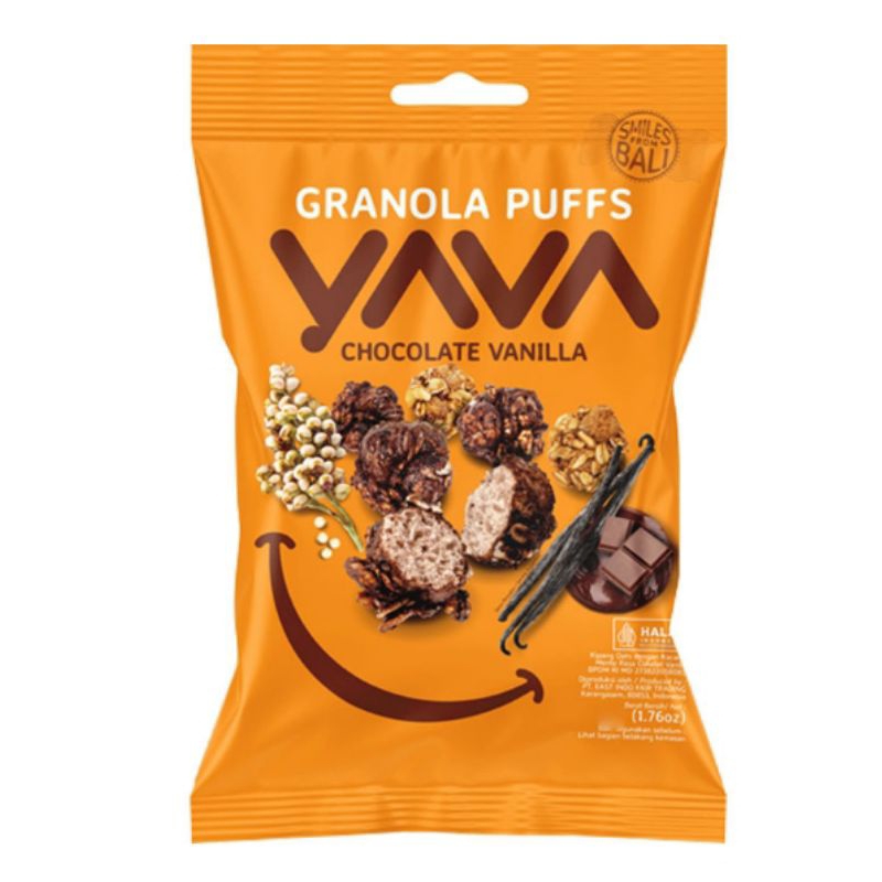 

Yava Granola Puffs Cokelat Vanila 35 g