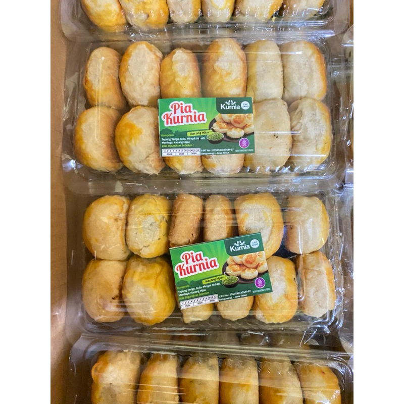 

KUE PIA BAKPIA KERING ISI 12pcs VARIAN RASA KACANG HIJAU produksi setiap hari