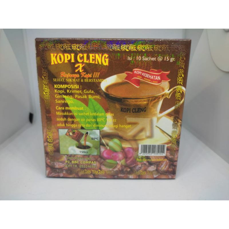 

Kopi Cleg Kesehatan Isi 10 Sachet