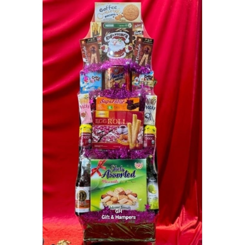 

PARCEL NATAL TAHUN BARU PARSEL SNACKS TEASET PREMIUM / TERLARIS
