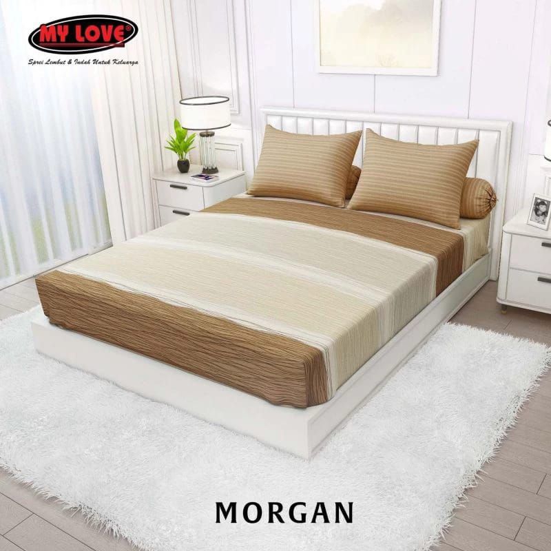 Sprei katun my love ukuran 160x200 / 180x200 T30 all new my love sprei katun