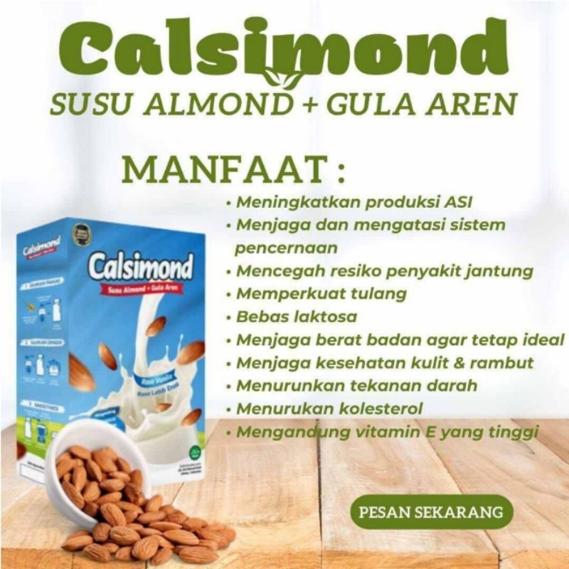 

Calsimond Susu Almond | Susu Almond Asi Booster | Susu Almond Pelancar Asi | Susu Almond Ibu Hamil