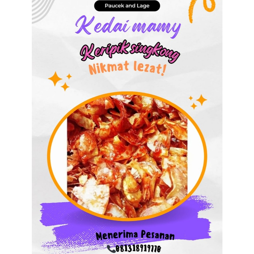 

KERIPIK SINGKONG BALADO KEDAI MAMY