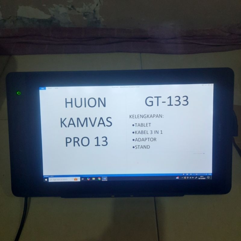 Huion Kamvas Pro 13 GT-133 Drawing Pad BEKAS