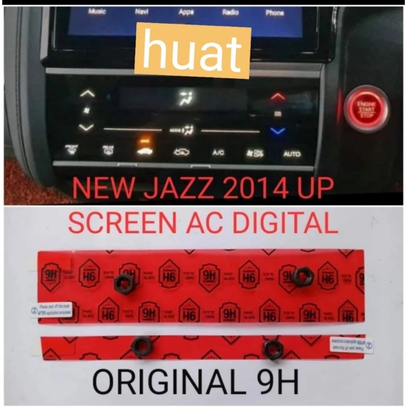 anti gores premium honda jazz 2014 up layar screen AC digital