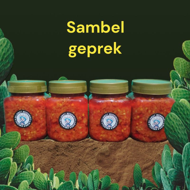 

promo sambal geprek dadakan 200gr