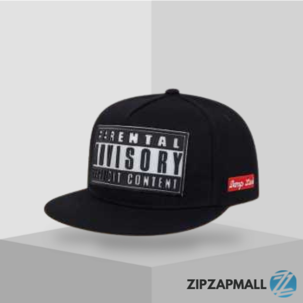 Topi Snapback Hat Hip-Hop Parental Advisory Explicit Content/Topi Pria Keren Distro Original Murah