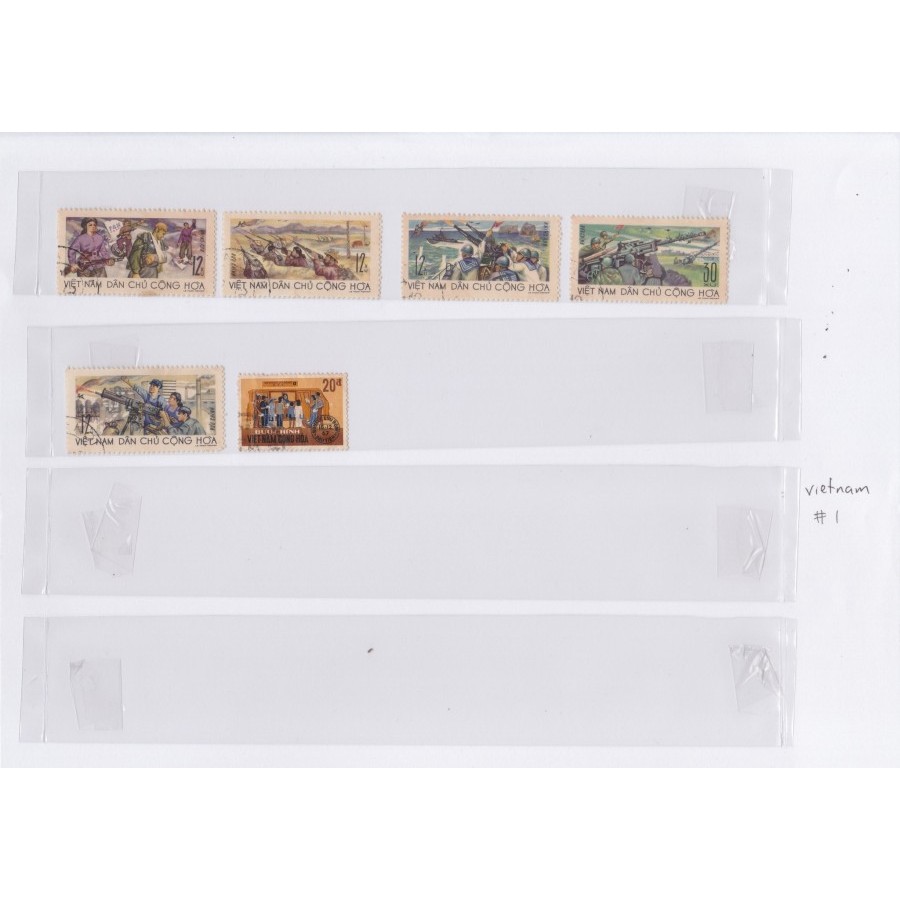 

Perangko kuno North and South Vietnam 1967->1969 langka koleksi