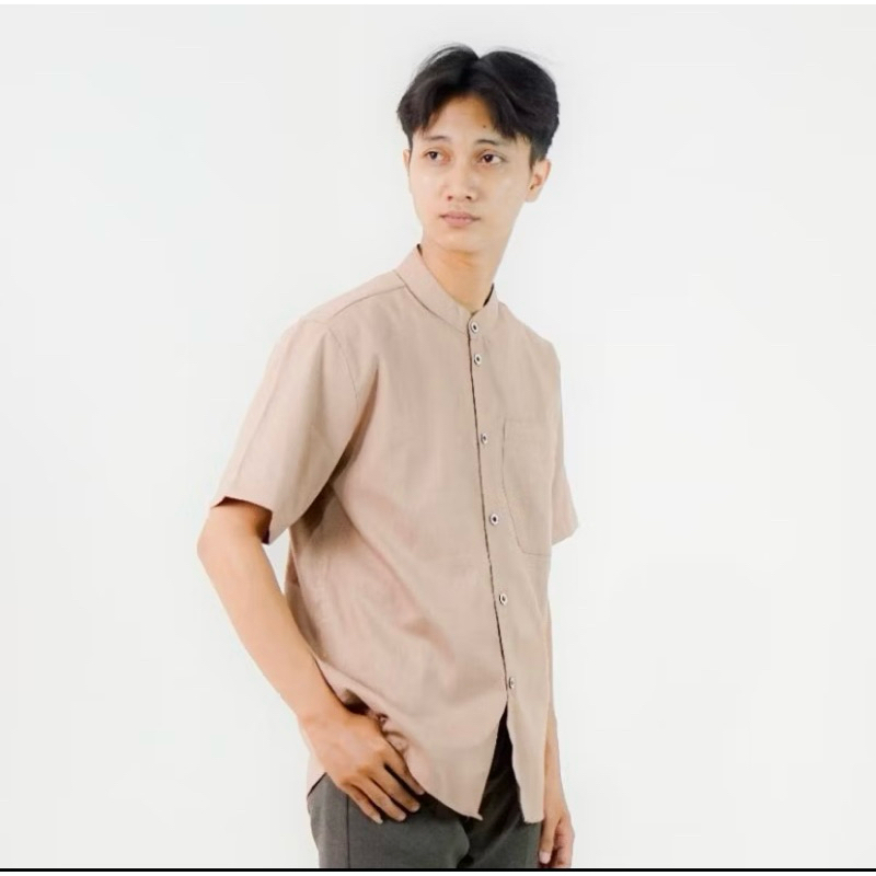 Kemko Basic Lengan Pendek Koko Kurta Polos lengan Pendek Toyobo