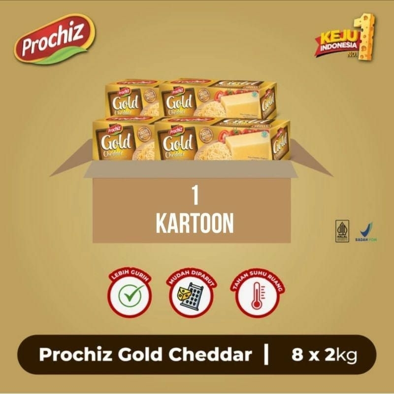 

KEJU PROCHIZ GOLD 2KG 1 KARTON