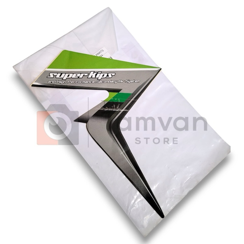 DECAL STICKER STRIPING SAYAP SUPER KIPS KANAN NINJA R 2009-2010 HIJAU ORIGINAL