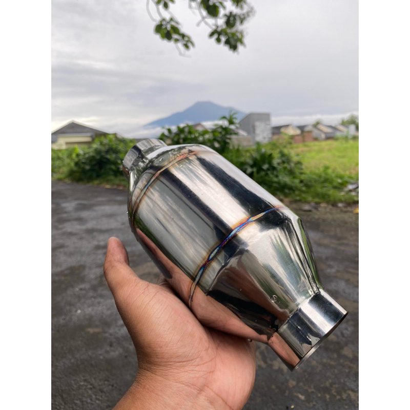 Resonator Knalpot Mobil Pengganti Katalis Pengganti Tabung Standar