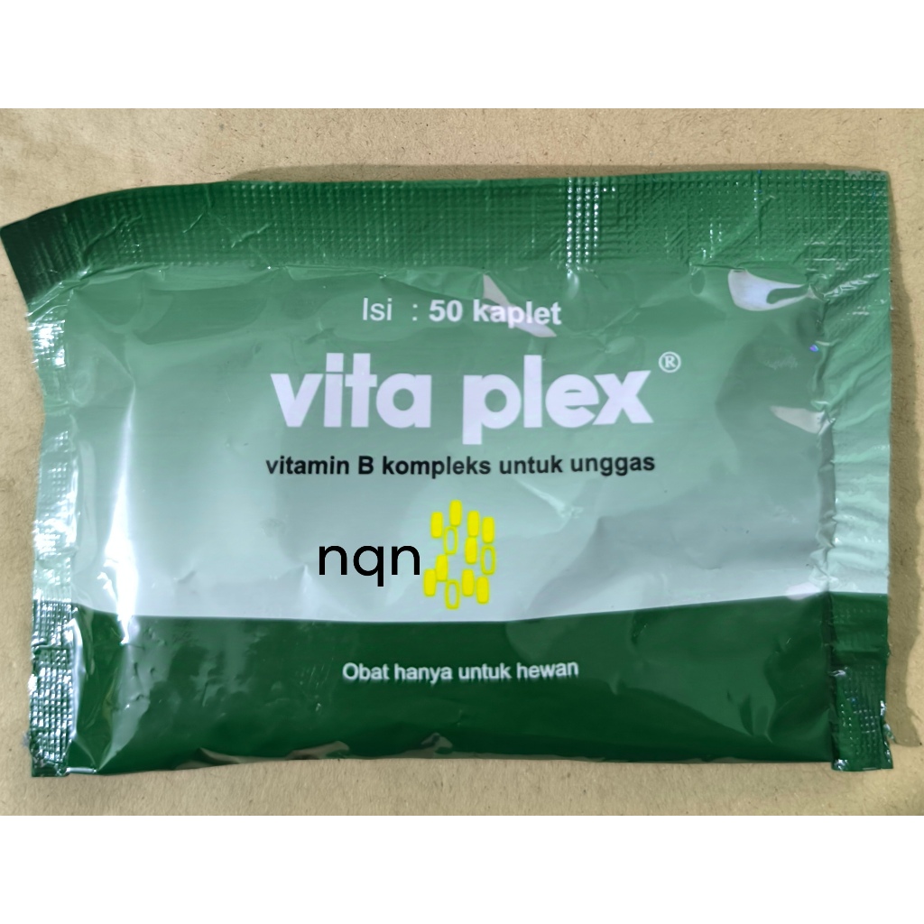 Vita Plex Vitamin B Kompleks untuk Unggas Isi: 50 Kaplet