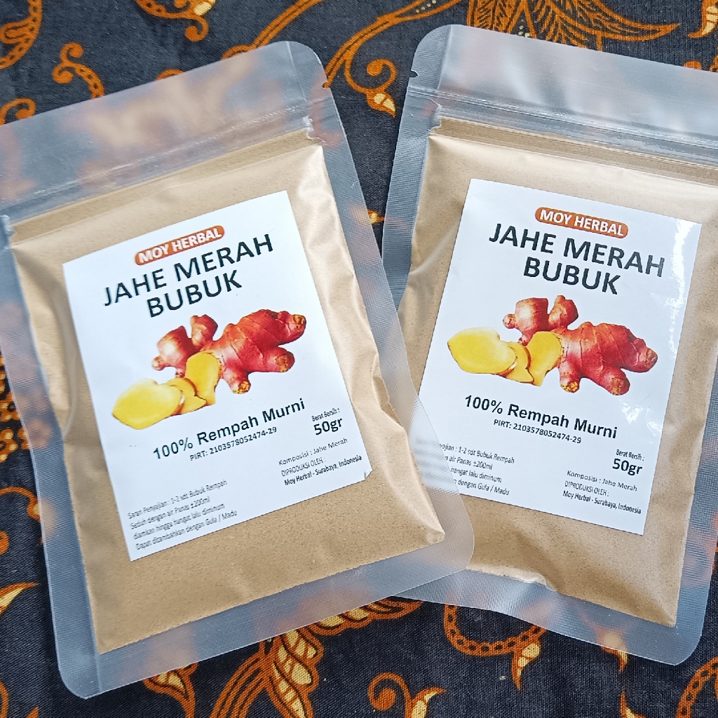 

JAHE MERAH BUBUK 50gr – Moy Herbal