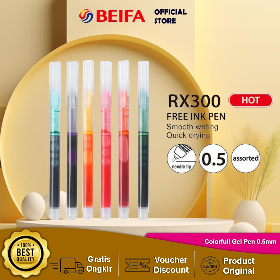 

Beifa Fountain Pen 0.5mm Needle Tip Large Capacity / Quick Drying Ink Pen / Writing Smooth / Ultra Fine RX300 PCS