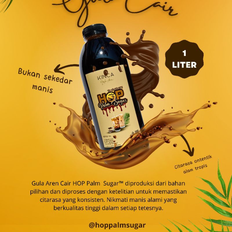 

Gula Cair HOP PALM SUGAR 1 LITER