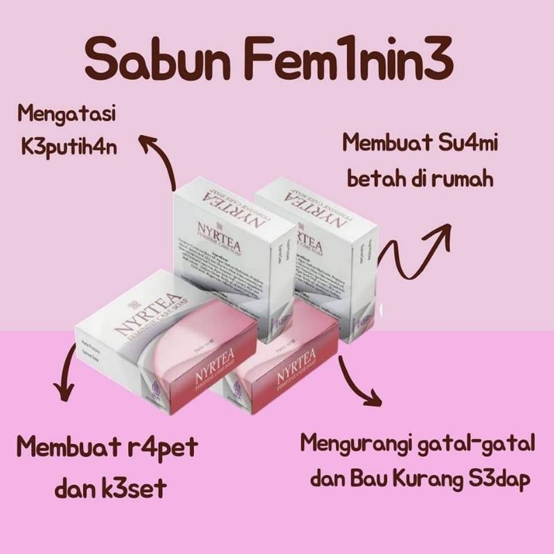 Nyrtea Feminine Soap/Sabun Kewanitaan