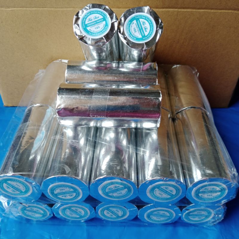 

Kertas thermal ATM ukuran 80x40 paket 10 roll