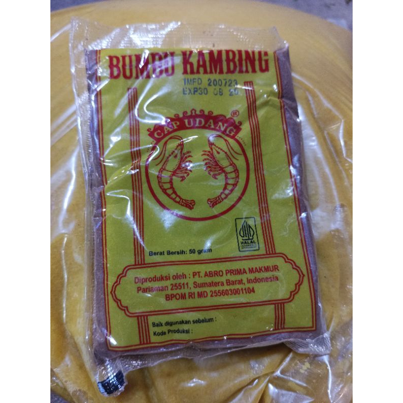 

Bumbu kambing cap udang asli