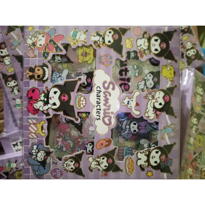 

Sticker Karakter Kuromi isi 100pcs