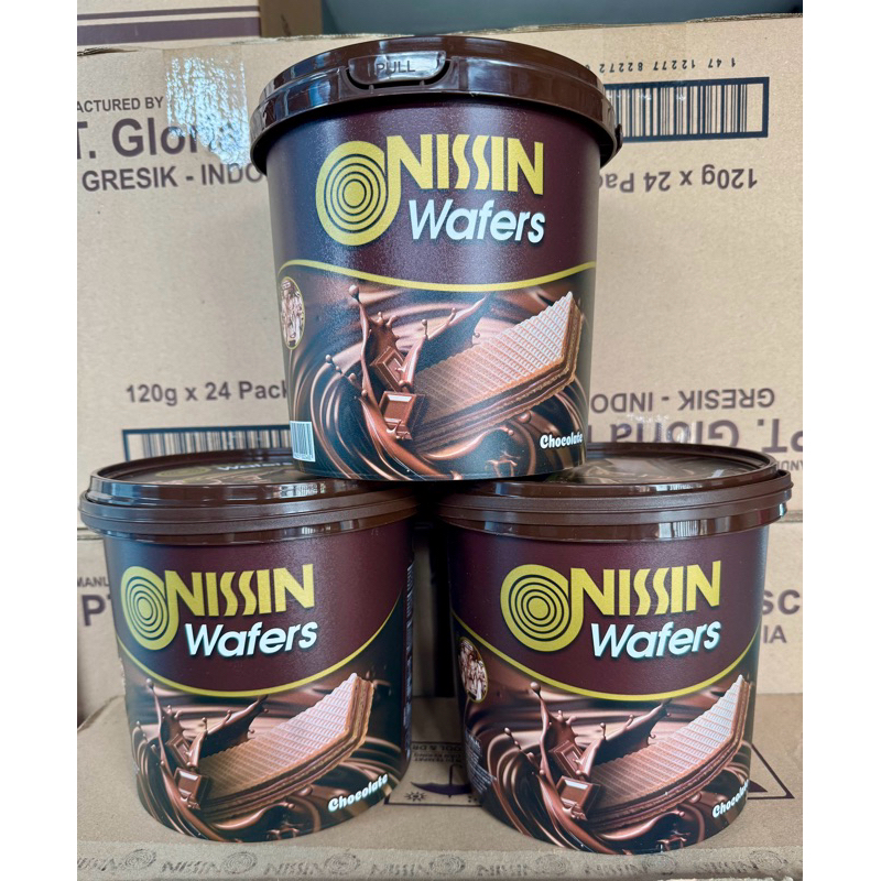 

Nissin wafer jar/timba 240gr 1 karton isi 6 exp 2026