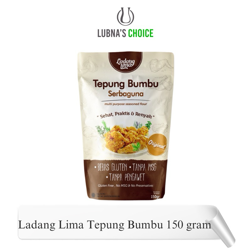 

Ladang Lima - Tepung Bumbu Serbaguna Gluten Free