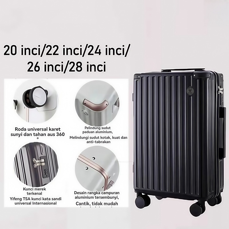 Recommended Jzr Travel Koper A980 Koper Ala Korea Model Terbaru Desain Stylish Dan Elegan Koper
