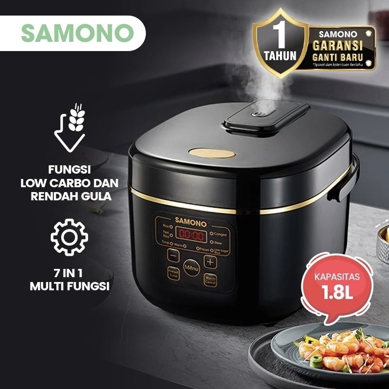 Samono Rice Cooker Low Carbo 1,8 Liter