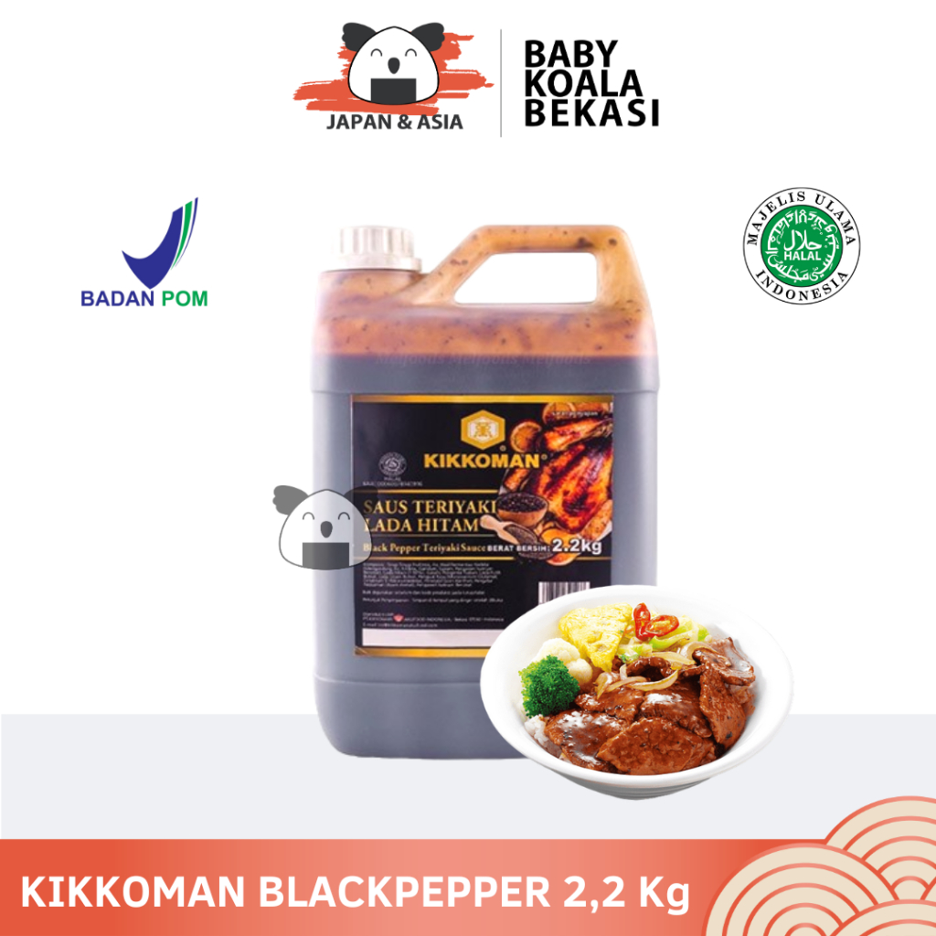 

KIKKOMAN Blackpepper Sauce 2,2 Kg Halal - Bekasi