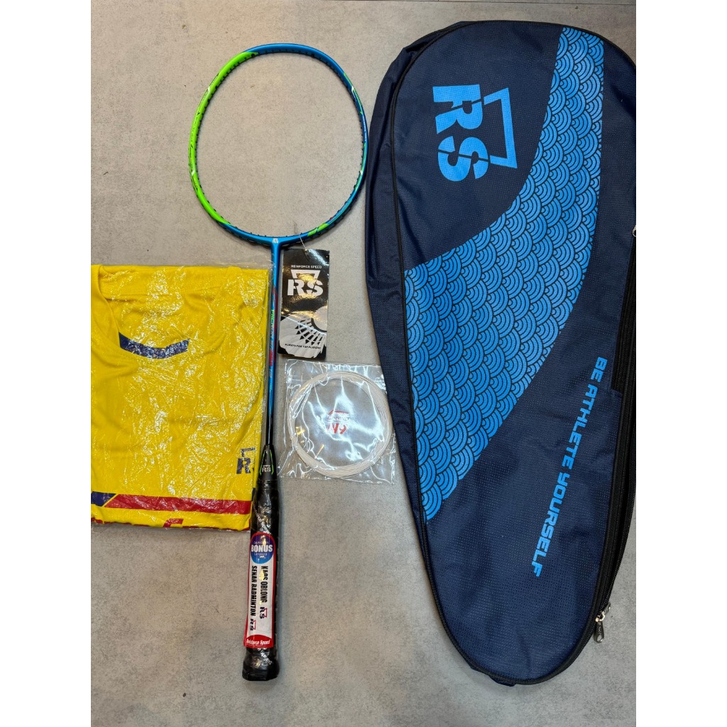 Raket Badminton Rs Micron Saber 12 NG III Free Kaos,Tas,Senar Original