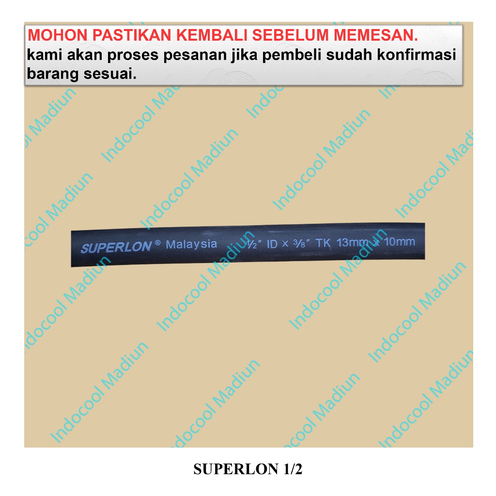S1/2 SUPERLON PEMBUNGKUS PIPA AC/SUPERLON 1/2
