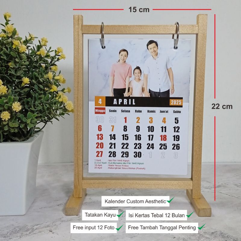 

Kalender 2025 Custom Foto Aesthetic
