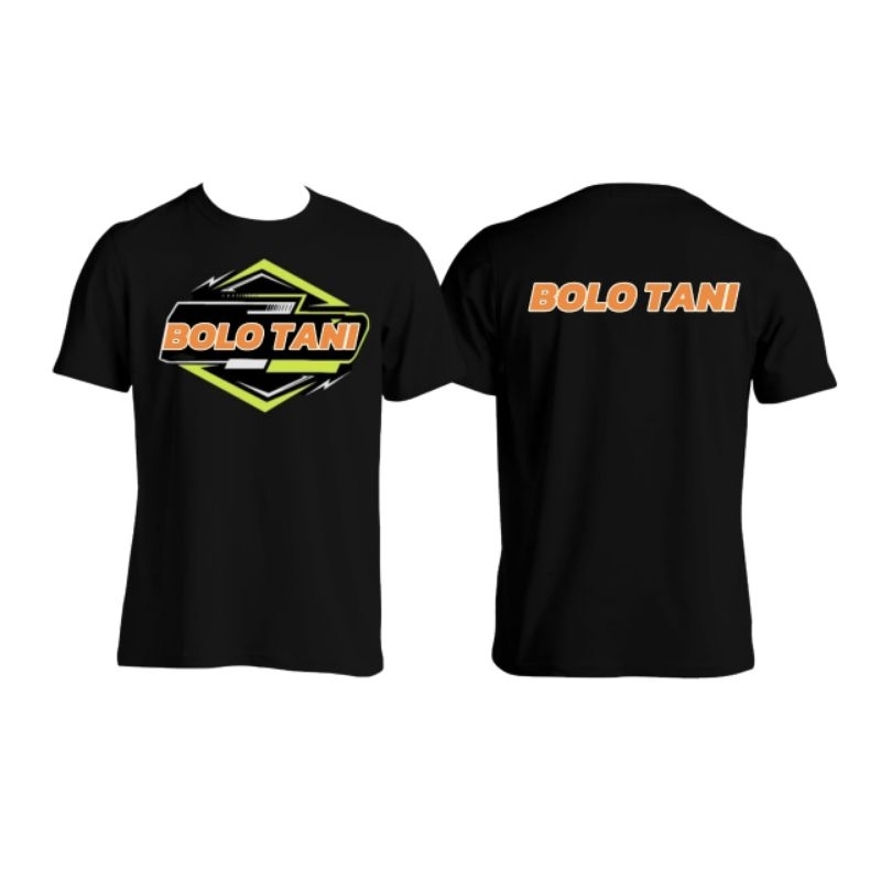 Baju Kaos BOLO TANI NUSANTARA - DTF Kaos Pria Kata Bahan katun Sablon dtf