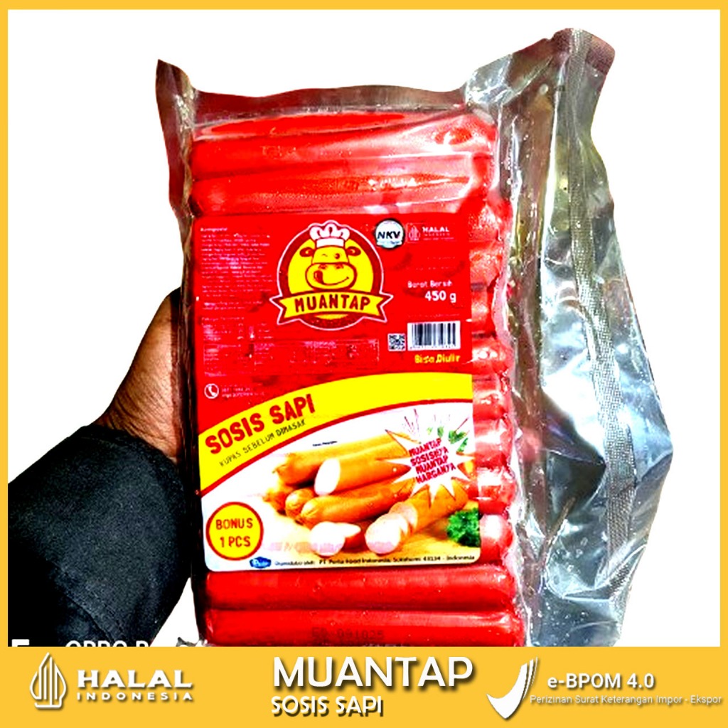 

MUANTAP SOSIS SAPI ENAK | SOSIS LEZAT 450Gr/25Pcs