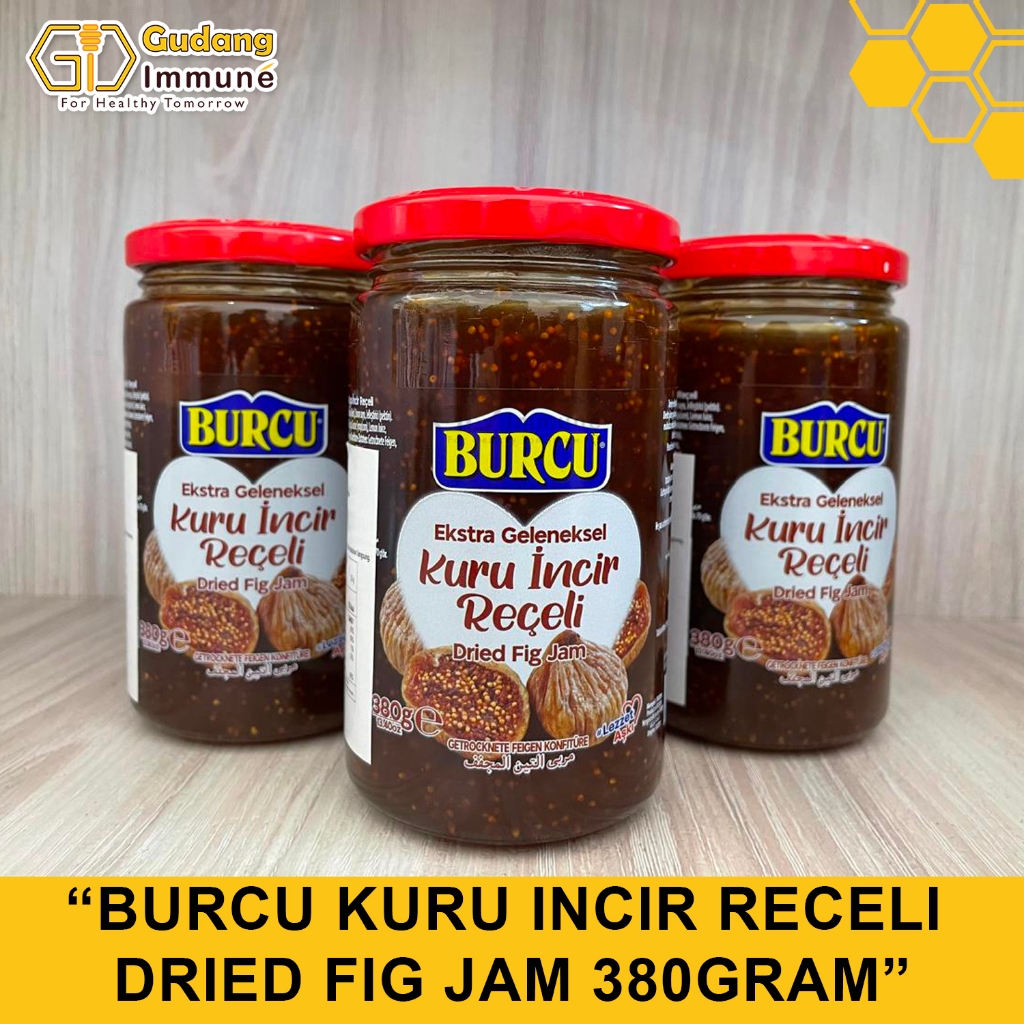 

BURCU Ekstra Geleneksel Kuru Inciar Receli Dried Fig Jam 380g