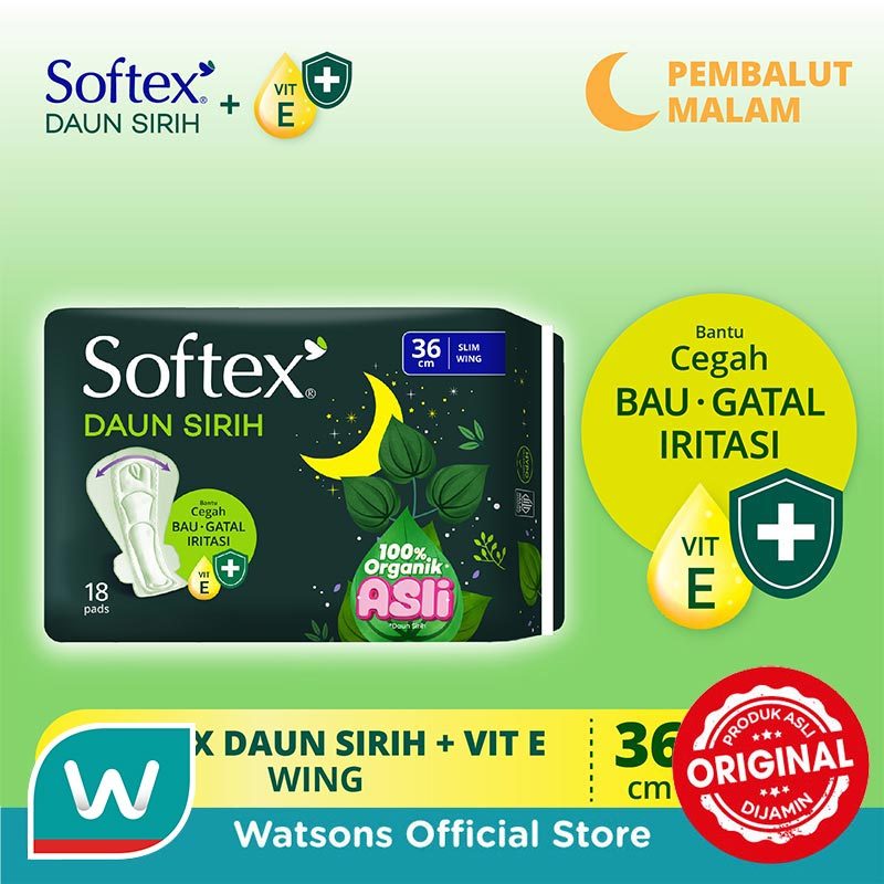 Softex Daun Sirih 36Cm 18'S