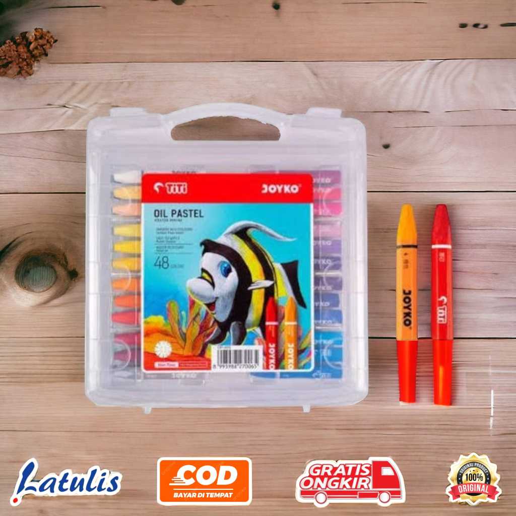 

CRAYON / OIL PASTEL JOYKO 48 Warna