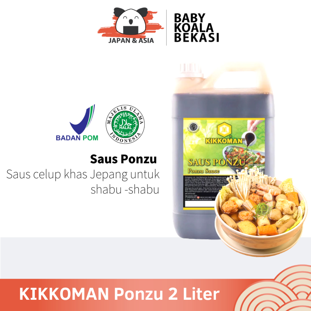 

KIKKOMAN Ponzu Sauce 2 Liter Halal. - Bekasi