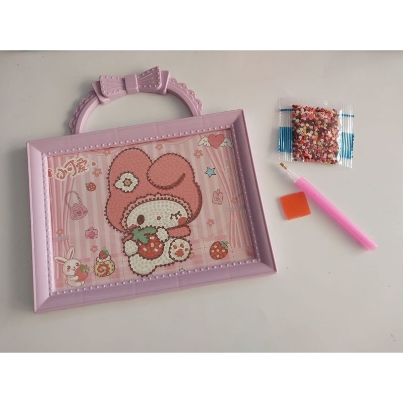 Diy Sanrio/Diy Anak Sanrio/Diy Diamond Painting Sanrio/Diy Diamond Painting Frame Sanrio/Diy Diamond