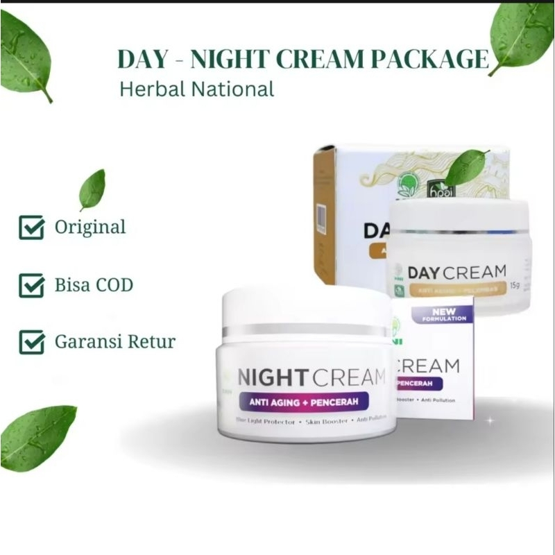 Paket Day Cream / Night Cream / BPOM ORI HNI HPAI